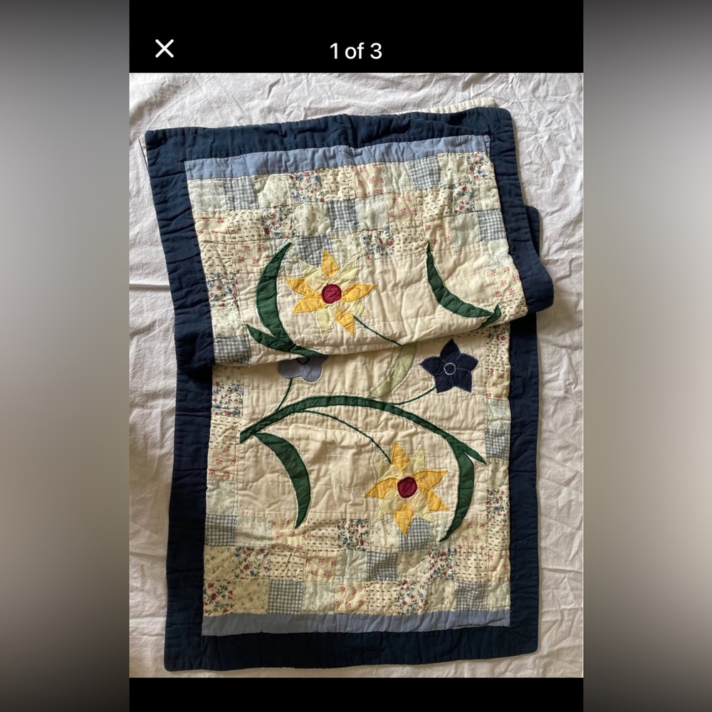 Handmade pillow cases floral regular Sz - Set of 2